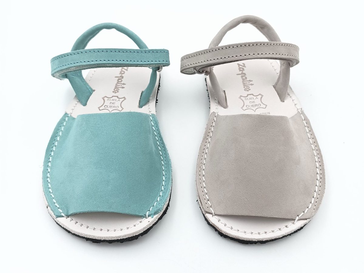 Menorquina o avarca Barefoot RESPETUOSA en napa piel Niño